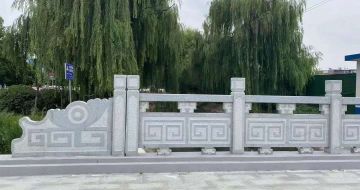 莆田 芝麻灰桥栏杆、河道栏杆安装效果