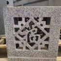 莆田 芝麻白花岗岩镂空雕花灯笼