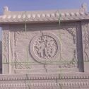 莆田 芝麻白花岗岩屏风，照壁，影壁