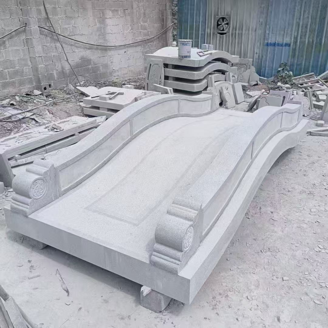 莆田 芝麻灰花岗岩园林景观 小石桥