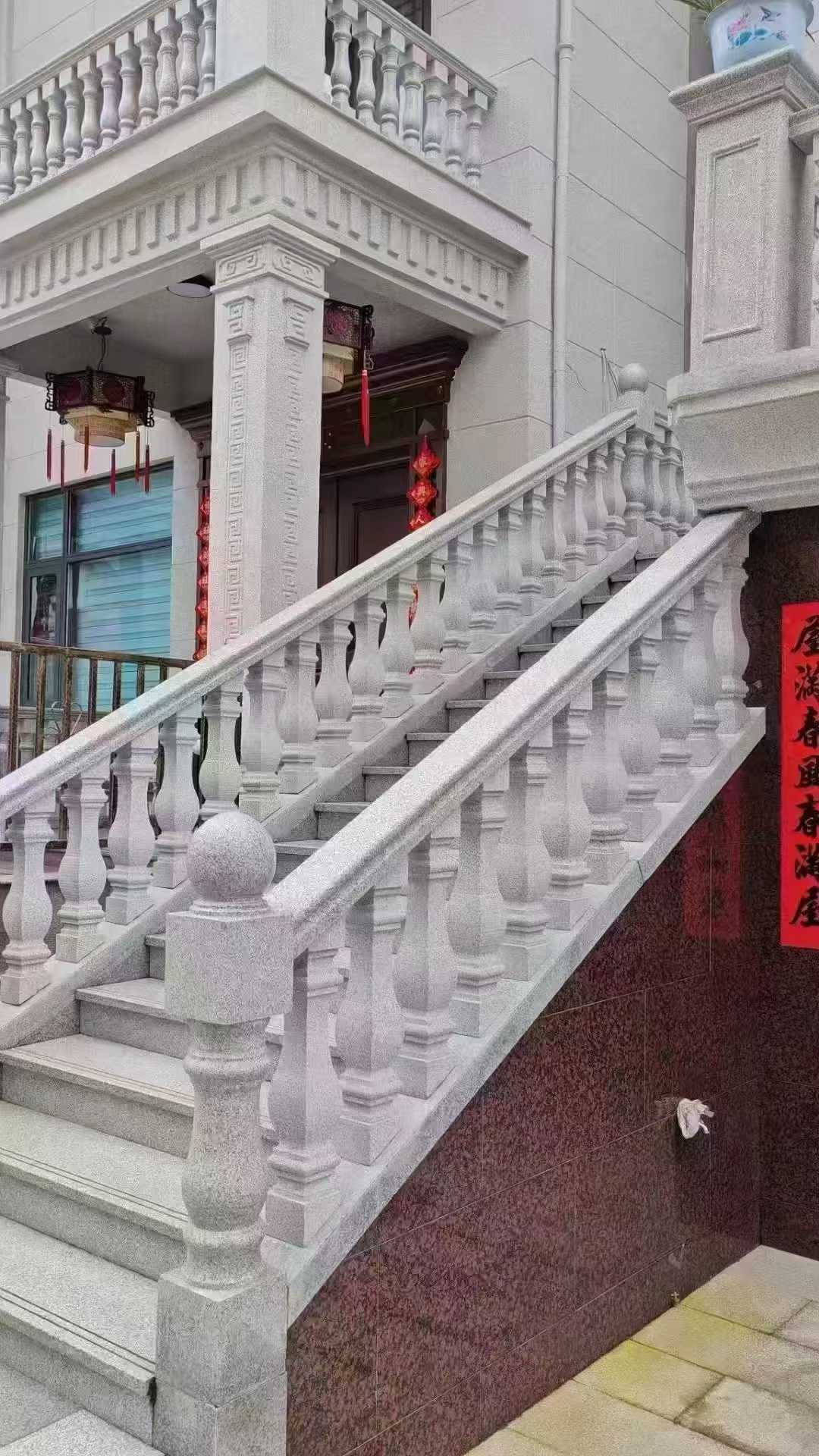 莆田 天然石材 阳台庭院护栏、栏杆