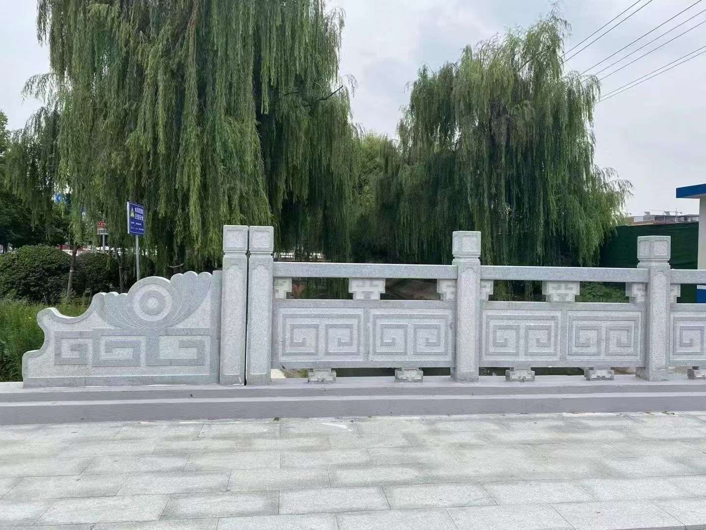 莆田 芝麻灰桥栏杆、河道栏杆安装效果