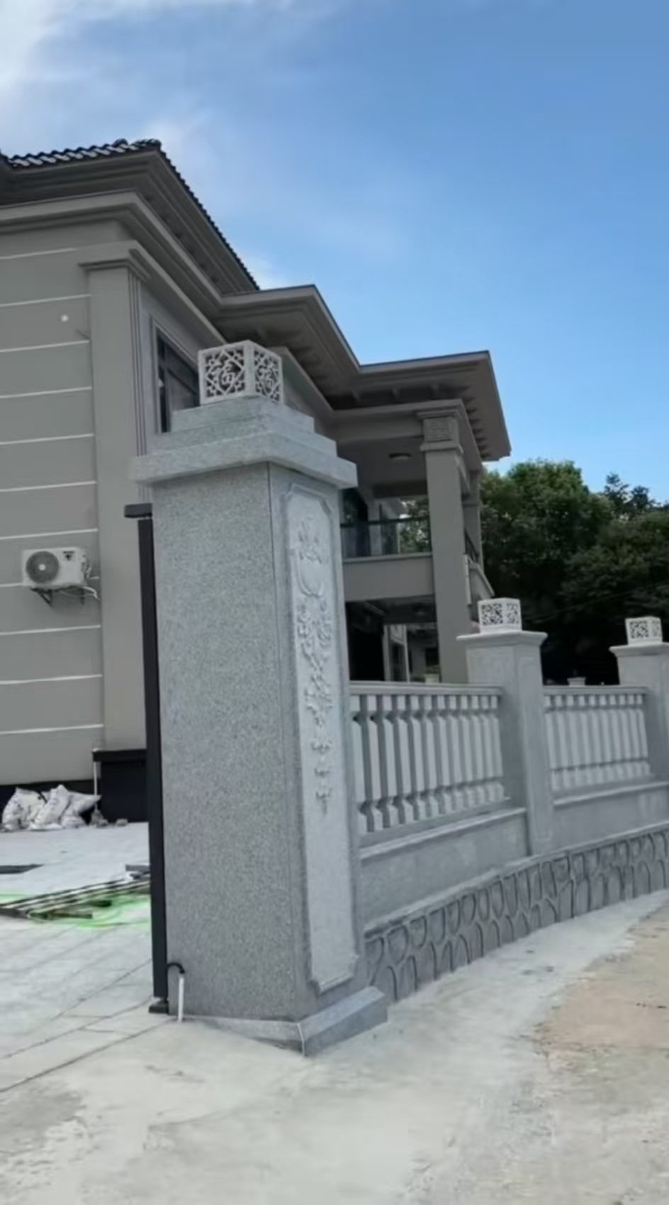 莆田 芝麻白别墅围墙栏杆，私人订制