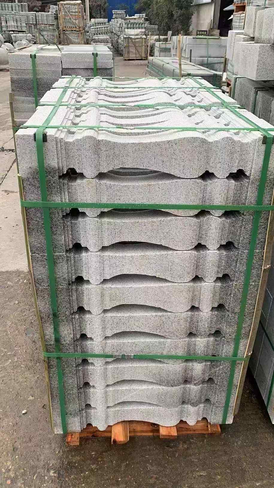 莆田 芝麻白方形拉丝面，栏杆花瓶柱