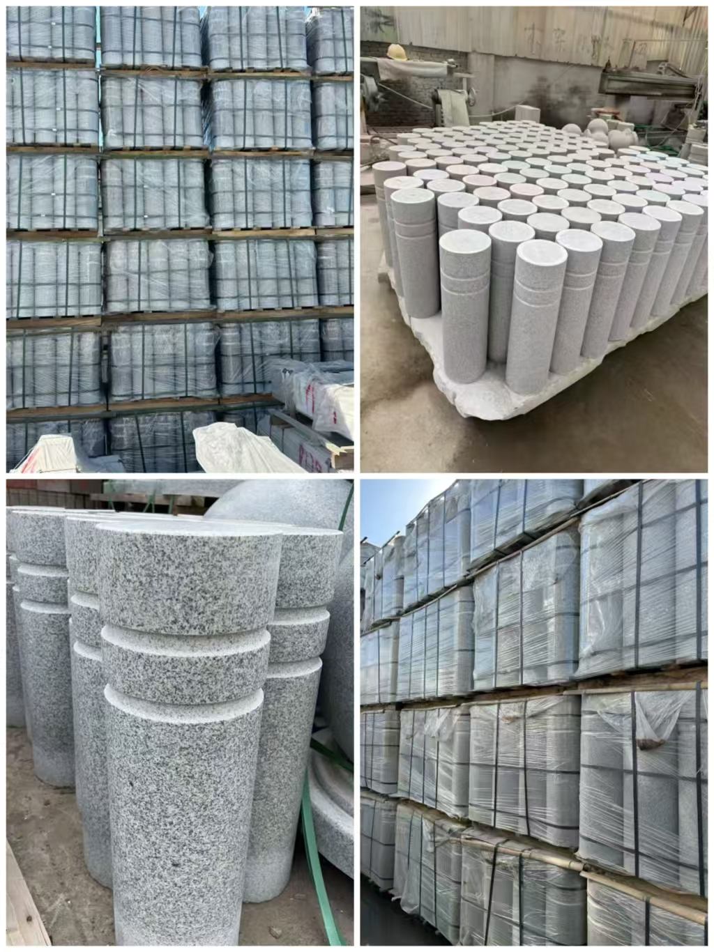 莆田 芝麻白花岗岩挡车柱、隔离柱多少钱