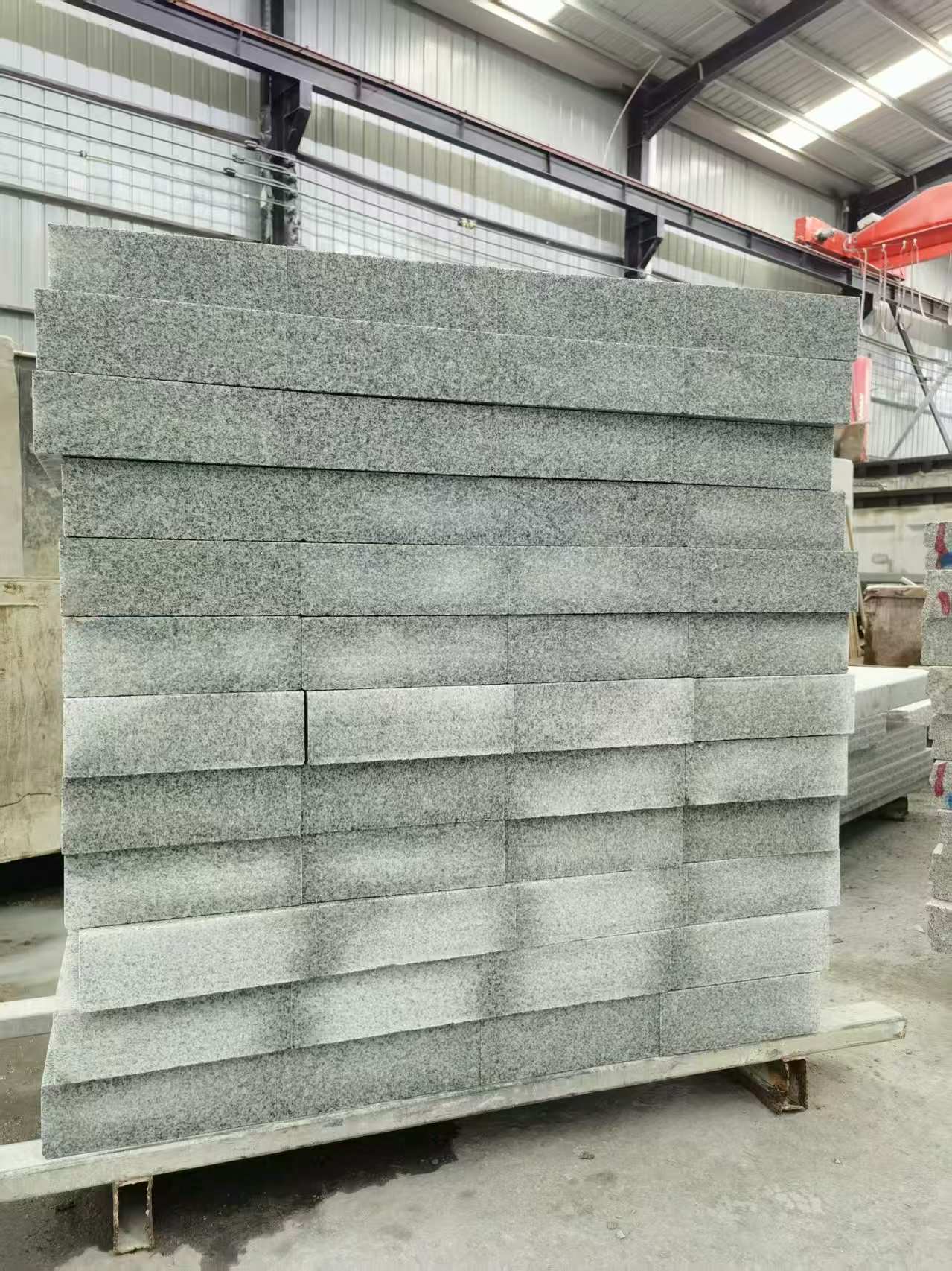 莆田 芝麻白10公分300*600广场地铺，A料定制，尺寸标准，厚薄均匀